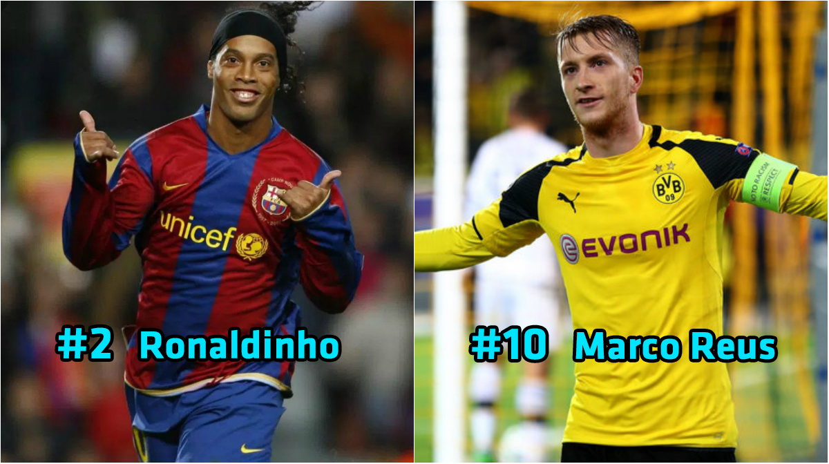 Top 10 cầu thủ được yêu mến nhiều nhất thế giới bóng đá