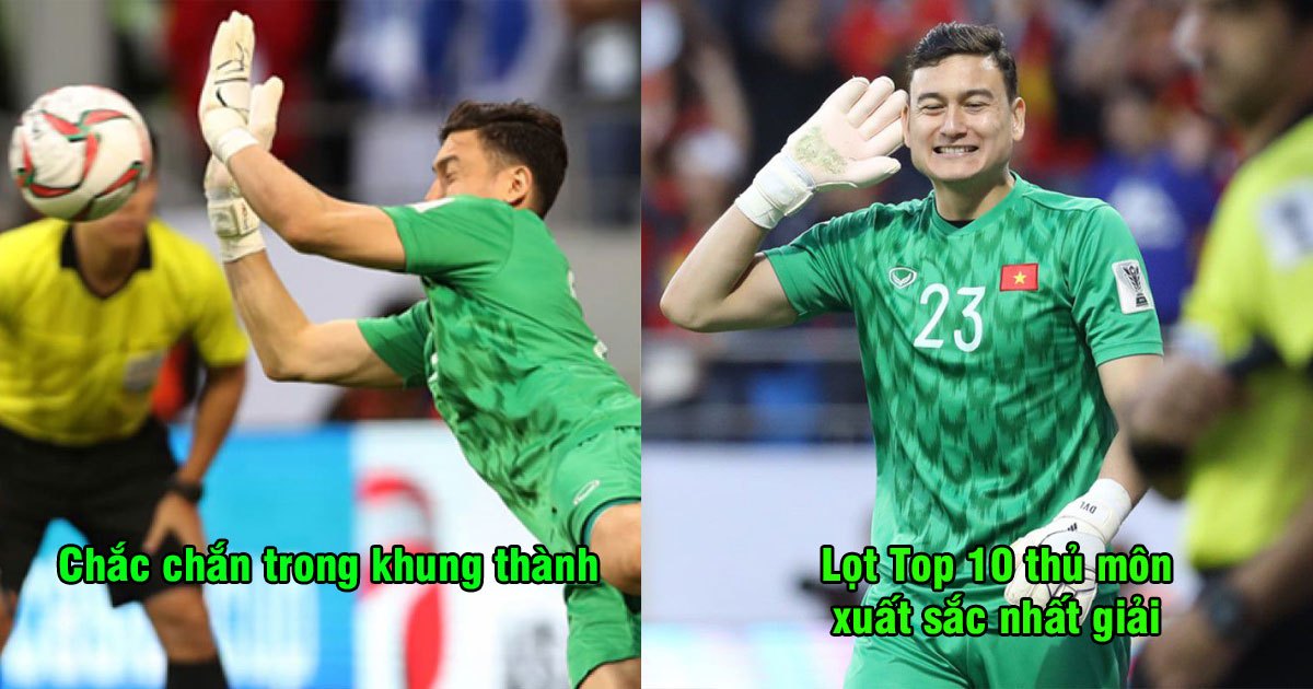 Top 10 thủ môn cản phá nhiều nhất Asian Cup 2019: Tự hào với người nhện ĐT Việt Nam