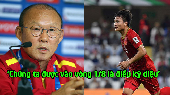 Thầy Park: “Cảm ơn các học trò vì đã chơi một trận hết mình, Việt Nam vào vòng 1/8 là điều kỳ diệu”