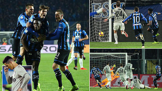 Ronaldo tịt ngòi, Juventus nhận thất bại muối mặt trước đội bóng nhược tiểu