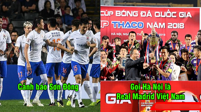 Báo Trung Quốc cảnh báo Sơn Đông Lỗ Năng: “Hà Nội FC chính là Real Madrid của Việt Nam đấy!”