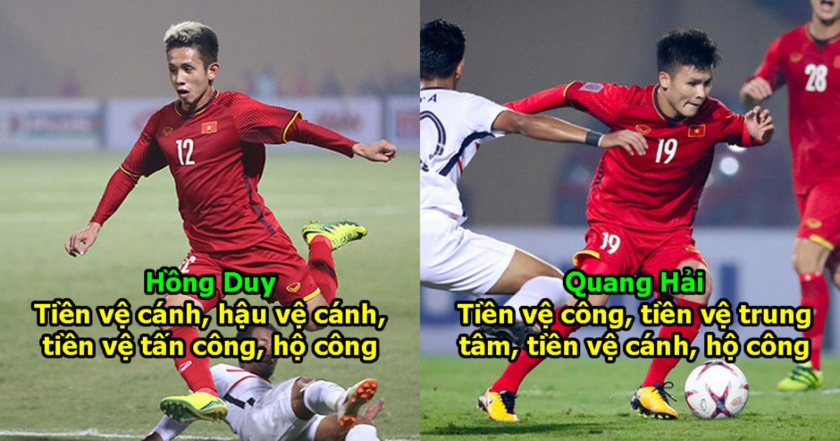 Top 10 cầu thủ đa năng nhất Việt Nam: Gọi tên Quang Hải