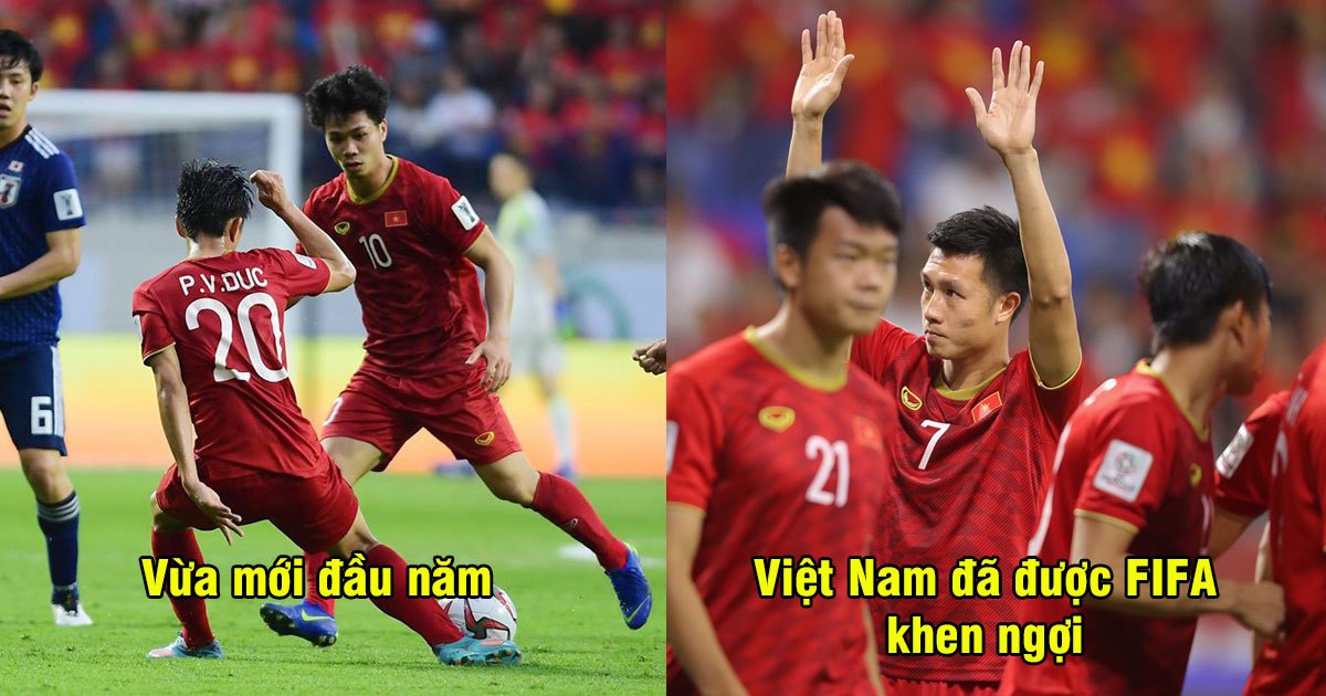 Ngày đầu năm mới, FIFA đã lên tiếng khen ngợi thành công của ĐT Việt Nam ở Asian Cup