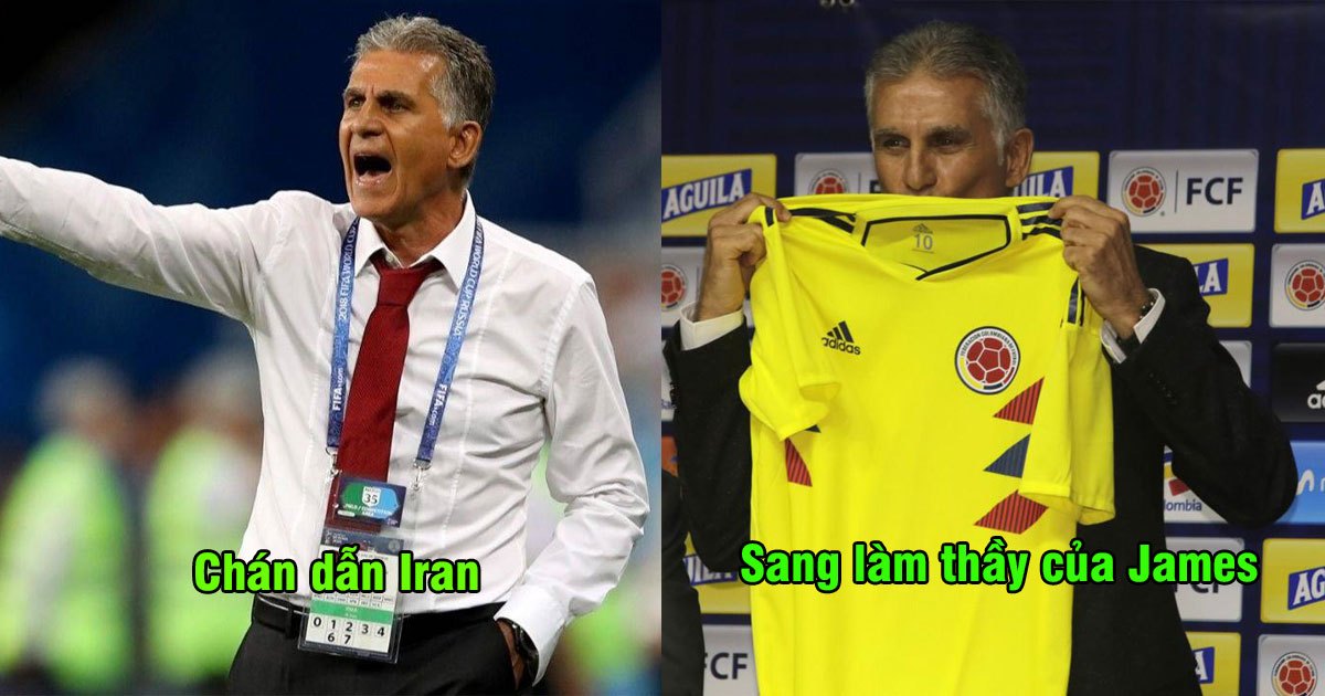 Chia tay Asian Cup, cựu HLV Iran chính thức đến Colombia làm thầy của 2 siêu sao này đây