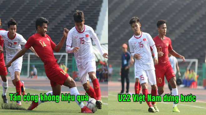 Hàng công bất lực, U22 Việt Nam bất lực trước U22 Indonesia, chính thức dừng bước ở giải vô địch Đông Nam Á