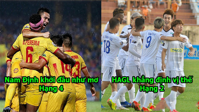 Bảng xếp hạng V-League sau lượt trận mở màn: HAGL, Nam Định bám sát Hà Nội