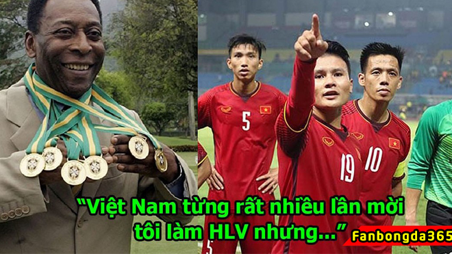 Được Việt Nam tha thiết mời về làm HLV trưởng, Vua bóng đá Pele trả lời thế này khiến không ai nhịn nổi cười
