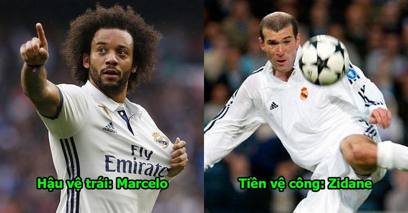 Đội hình vĩ đại nhất lịch sử Real Madrid: Marcelo đánh bật đàn anh Carlos, Rô béo mất suất vào tay “siêu nhân” này