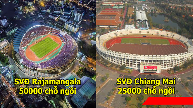 Điểm mặt 4 SVĐ được sử dụng tại VCK U23 Châu Á 2020 tại Thái Lan: Sân đẹp nhất cũng chưa bằng sân Mỹ Đình