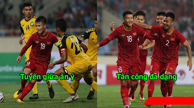 5 điểm nhấn U23 Việt Nam 6-0 U23 Brunei: Thầy Park thấy đôi cánh mới, Quang Hải có người chia lửa