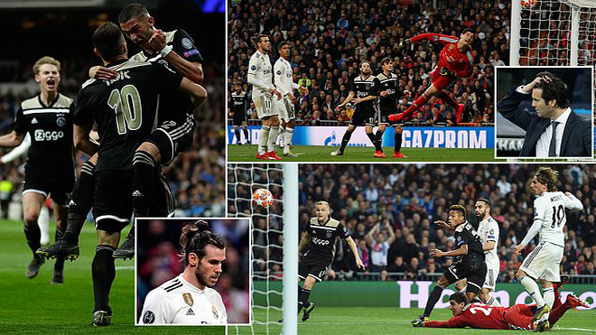 Kết quả Real Madrid – Ajax: 1 thẻ đỏ, 4 “cú đấm” & cơn đại địa chấn