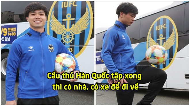 Công Phượng: “Cầu thủ Hàn Quốc tập xong thì có nhà, có xe để đi về, em thì…”