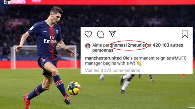 Sao PSG bị dọ.a gi.ế.t vì thả tim bài đăng Man Utd trên Instagram