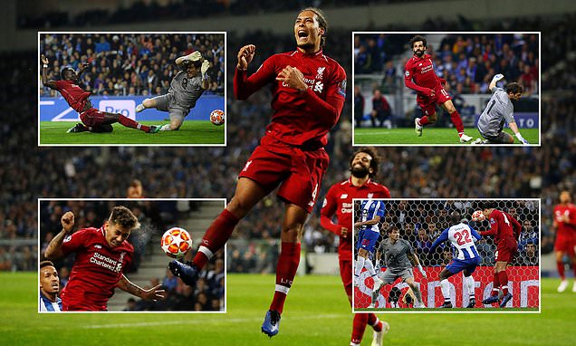 Kết quả Liverpool vs Porto: Phản đòn siêu hạng, 5 bàn mãn nhãn