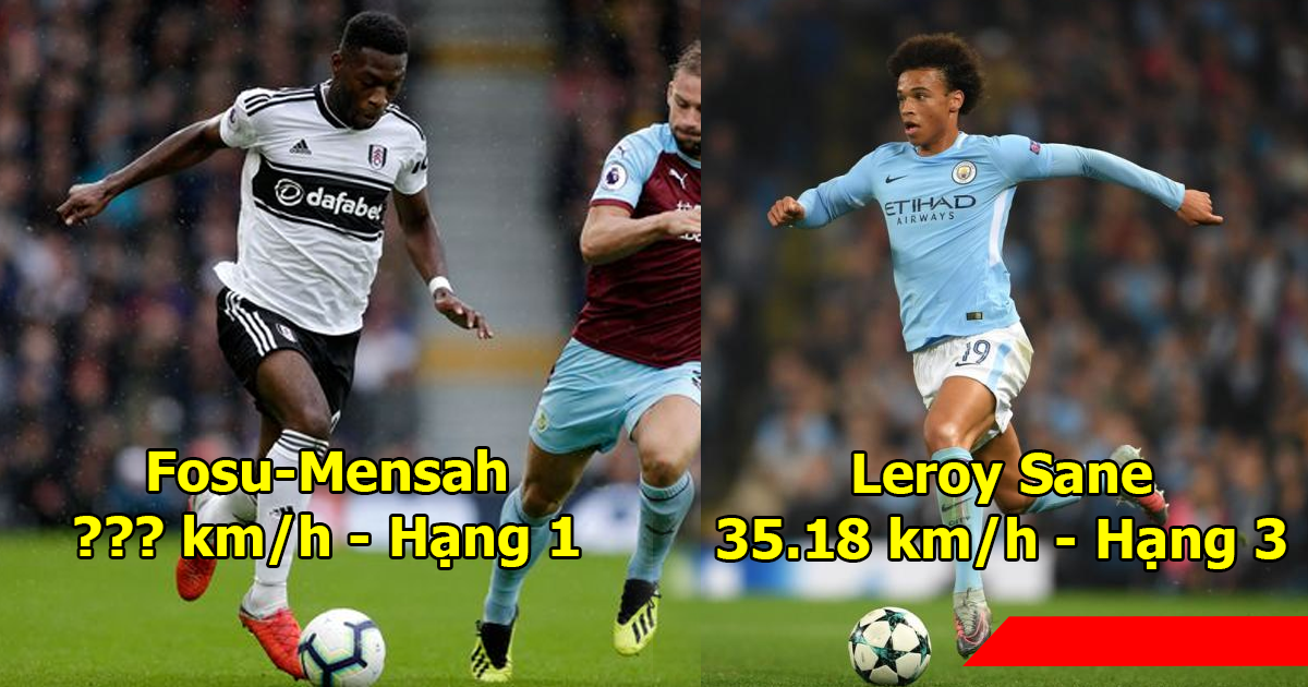 Top 5 cầu thủ nhanh nhất Premier League mùa này: Salah, Mane vắng mặt, sao trẻ MU dẫn đầu với tốc độ ánh sáng
