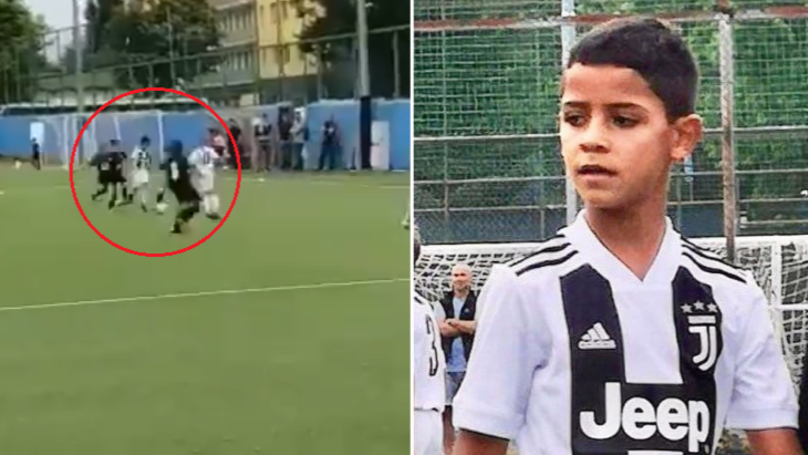 Ronaldo cha bị loại, Ronaldo con lập tức “an ủi” khi ghi 7 bàn thắng trong một trận cho đội trẻ Juventus