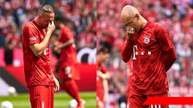 Chùm ảnh: 2 huyền thoại Robben và Ribery khóc cạn nước mắt ngày chia tay, thế giới sẽ mãi nhớ các anh
