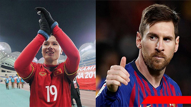 Quang Hải nhận vinh dự chưa từng có trong lịch sử, sánh ngang với Ronaldo và Messi