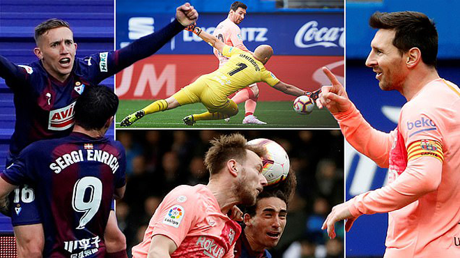 Kết quả Eibar – Barcelona: Messi rực rỡ cú đúp, rượt đuổi 4 bàn siêu kịch tính