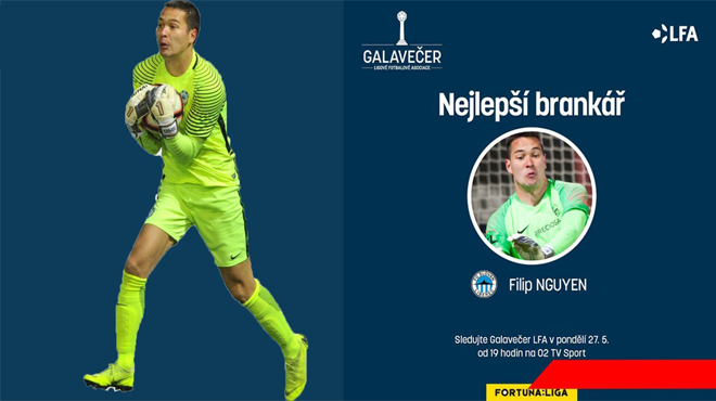 Thủ môn Việt kiều Filip Nguyễn nhận giải Thủ môn xuất sắc nhất tại CH Séc