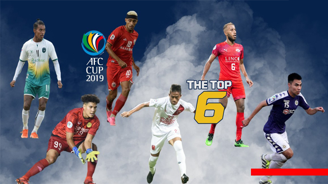 Top 6 cầu thủ xuất sắc nhất lượt 6 vòng bảng AFC Cup: ‘Hoàng Tử’ Đức Huy nổi bật giữa một rừng sao