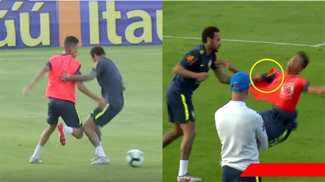 Xấu hổ vì bị đàn em “xâu kim”, Neymar nổi điên trả đũa ngay trên sân tập khiến ai cũng khinh bỉ