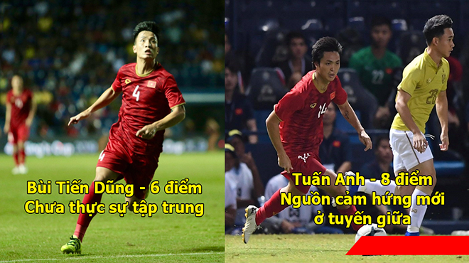 Chấm điểm Thái Lan 0-1 Việt Nam: Văn Toàn sáng nhất trên hàng công, Quế Ngọc Hải xứng danh ‘đá tảng’