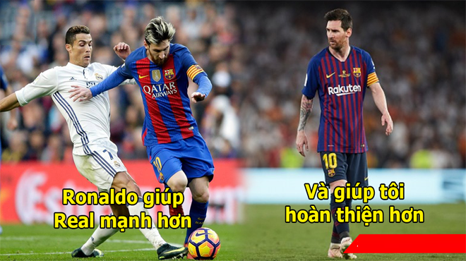 Sau mùa giải chẳng mấy thành công cùng Barcelona, Messi bỗng dưng nói về nỗi nhớ Ronaldo