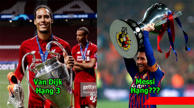 5 ứng viên sáng giá nhất cho danh hiệu QBV 2019: Chức vô địch của Van Dijk chẳng ảnh hưởng đến vị trí của Messi