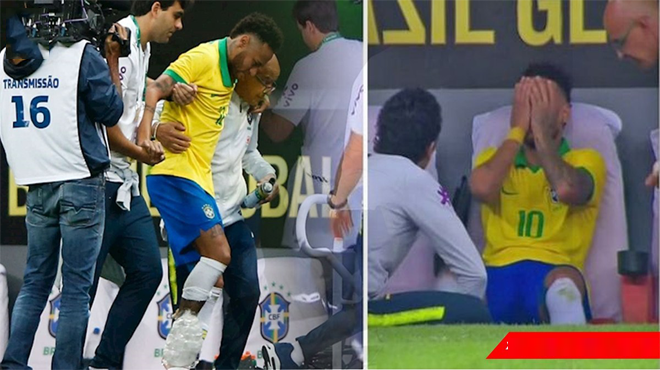 Neymar bật khóc vì dính chấ.n thươn.g nặng, chính thức bỏ lỡ Copa America 2019