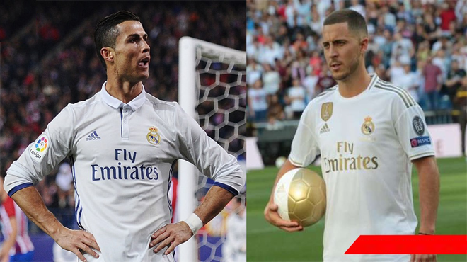 Huyền thoại Real Madrid thẳng thắn nhận định: ‘Hazard không thể thay thế được Ronaldo’
