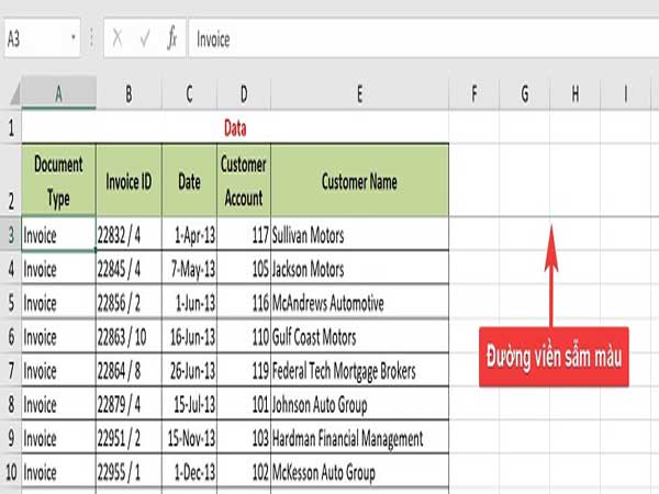 Cách cố định nhiều dòng cho Excel cơ bản