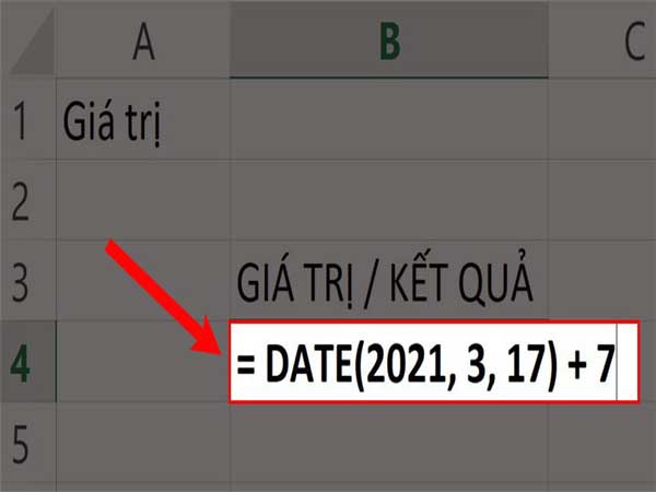 Cách sử dụng hàm Date trong Excel cơ bản