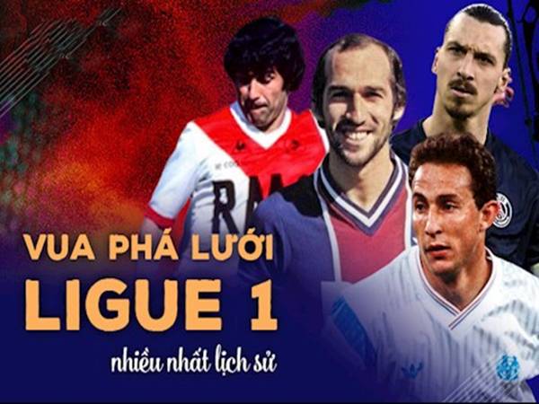 Những cầu thủ giành nhiều vua phá lưới Ligue 1 nhất