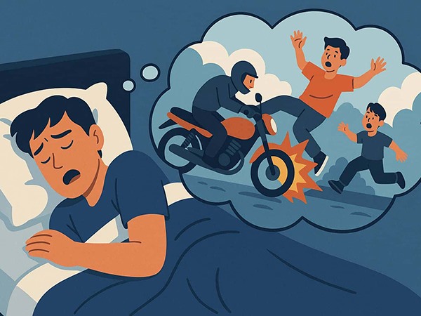 Nằm mơ thấy tai nạn xe máy là điềm gì, hên hay xui? Nằm mơ thấy tai nạn xe máy là điềm gì, hên hay xui?