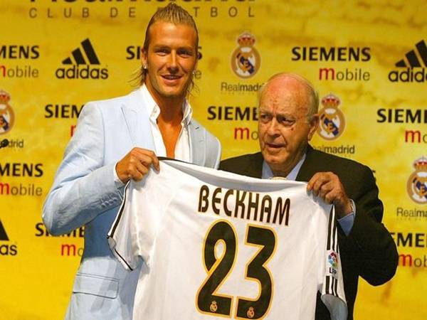 Beckham áo số 23 tại Real Madrid – Kỷ nguyên “Galacticos”
